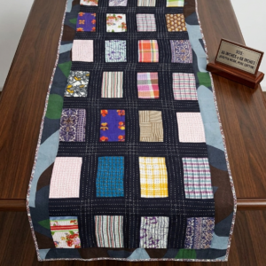 Dinning Table cover with patch kantha work